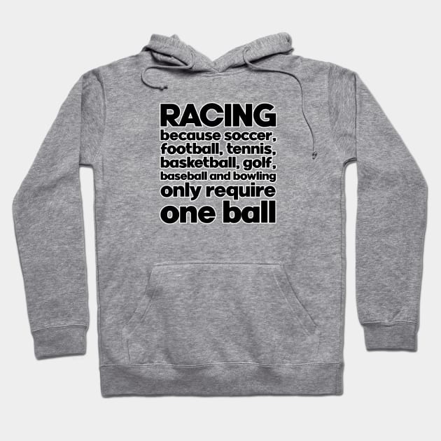 Racing driver. Perfect present for mom mother dad father friend him or her Hoodie by SerenityByAlex